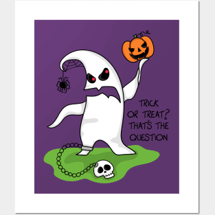 Trick or treat ghost Posters and Art